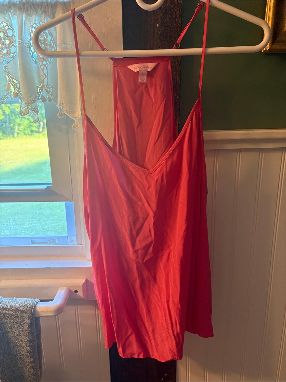 Pink Lily Pulitzer Spaghetti Strap Tank Top